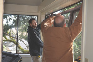 residential vinyl window installation in Victoria BC